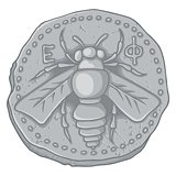 Honey bee coin