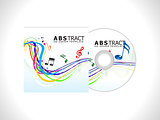abstract cd cover template