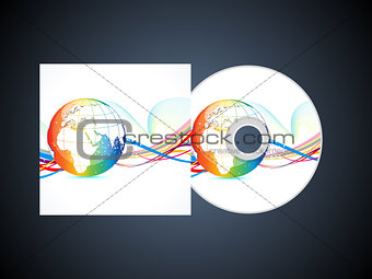 abstract corporate cd template