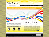 abstract web site template 