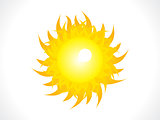 abstract shiny sun icon
