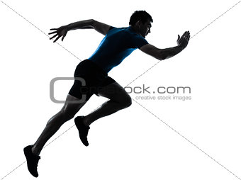 man runner running sprinter sprinting 