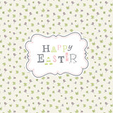 Happy easter. Cute greeting card template, Vector, EPS10