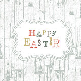 Happy easter vintage greeting card. Vector, EPS10