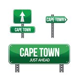 cape town city road sign