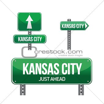 kansas city road sign