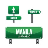 manila city road sign