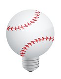 lightbulb Baseball ball