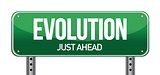 evolution road sign