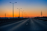 Freeway Sunset