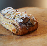 Almond chocolate croissant