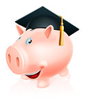 Education savings piggy bank