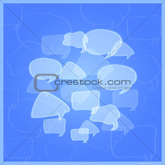 Social Networking Media Chat Icons.