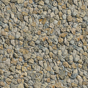 Wall Laid Out by a Sandstone. Seamless Texture.
