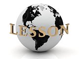 LESSON abstraction inscription around earth 