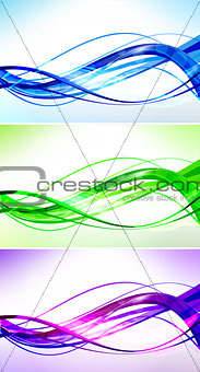 Abstract background set