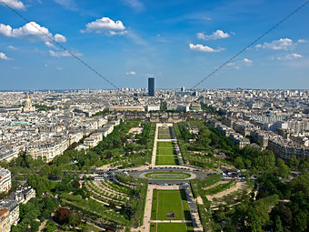 View of the Field of Mars from the Eiffel Tower