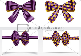 Ribbons with bows