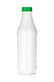 Plastic bottle of diary product