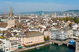 Rooftops of Zurich, Switzerland