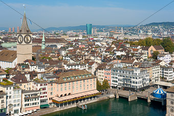 Rooftops of Zurich, Switzerland