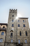 Medieval Palace in Arezzo, Italy