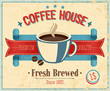 Vintage Coffee House card.