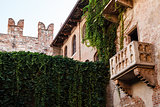 The Famous Balcony of Juliet Capulet Home in Verona, Veneto, Ita