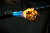 Finishing Glass Object with Torch