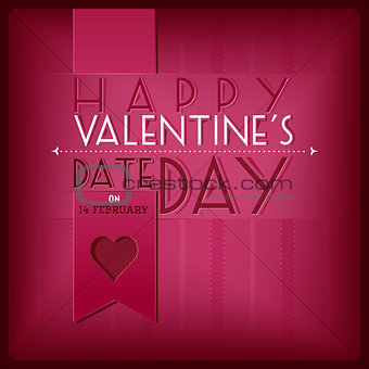 Vlentines's day greeting card