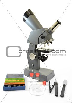 Microscope and science project equipment