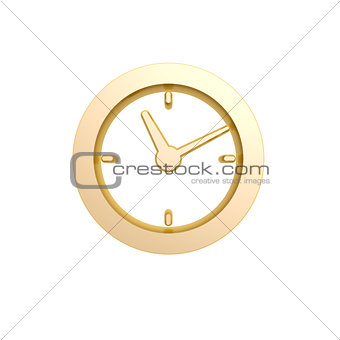 golden clock symbol