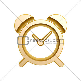 golden alarm clock
