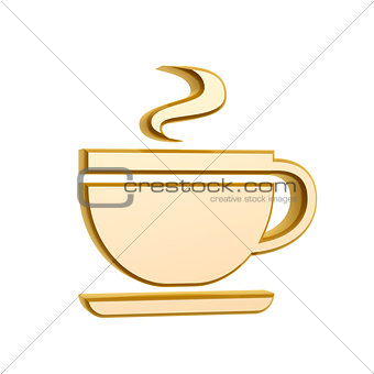golden cup of tea