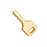 golden key of car