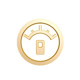 golden oil meter symbol