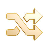 golden shuffle symbol