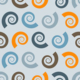 Vector Seamless Pattern with Shells
