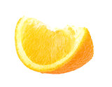 Part of fresh orange-fruit