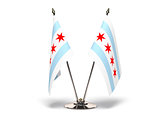 Miniature Flag of Chicago