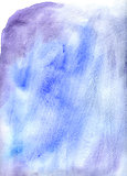 Blue abstract watercolor background