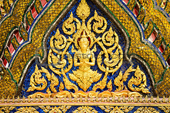 temple in grand palace bangkok thailand