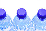 Close Up of Water Bottles