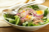 French salad Nicoise - with tuna and egg