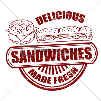 Sandwiches stamp