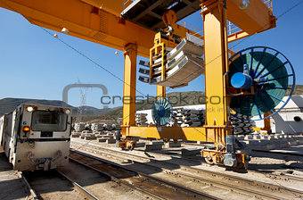 Railway under construction