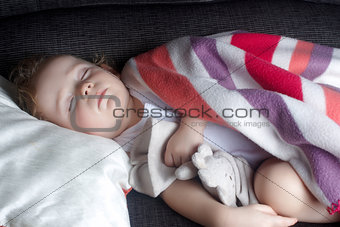 A child sleeping