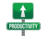 productivity road sign