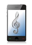 music phone icons