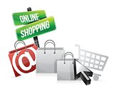 online shopping concept